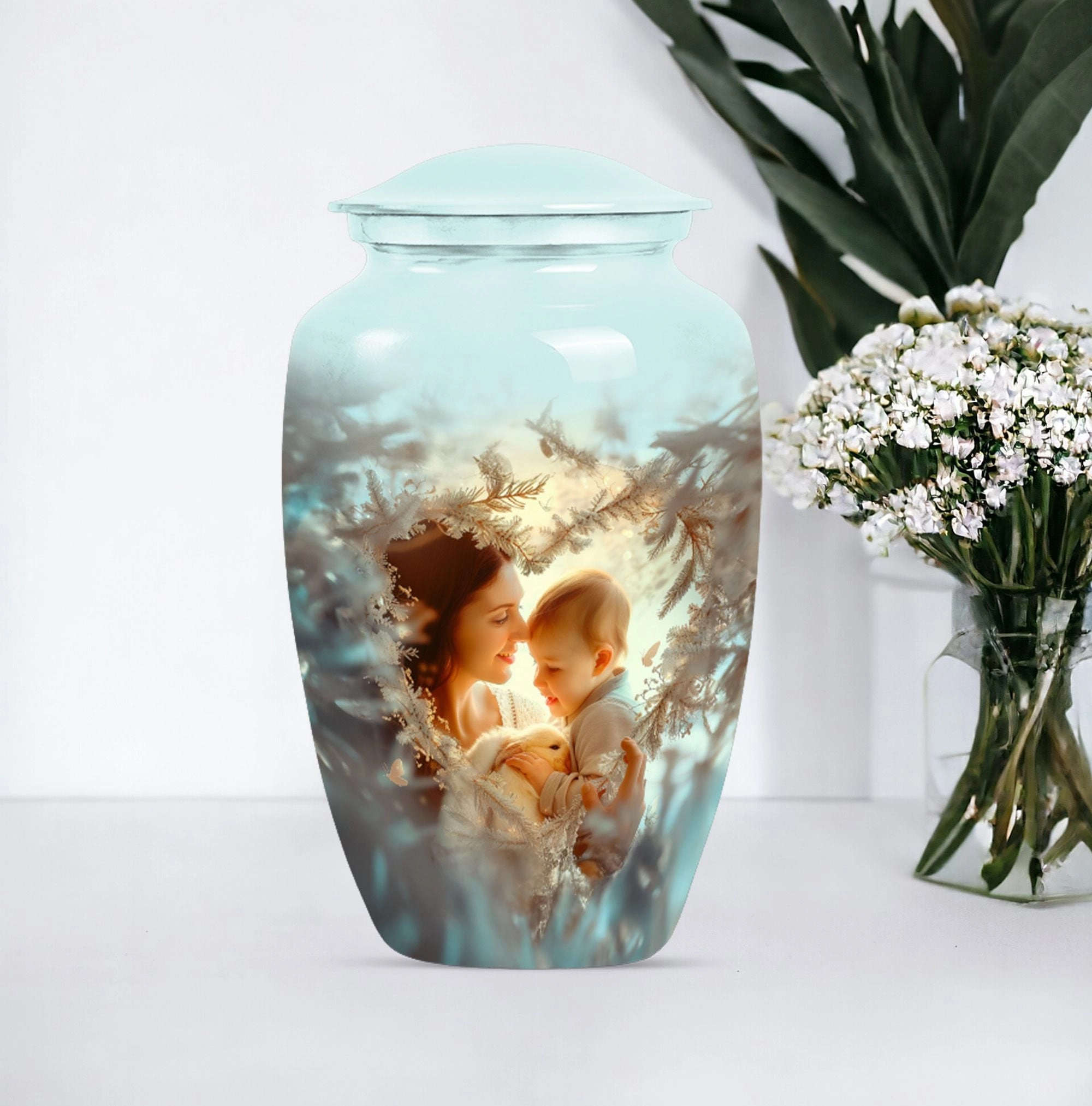 Mother Love Eternity - Cherished Memorial Urn for Cherished Ashes