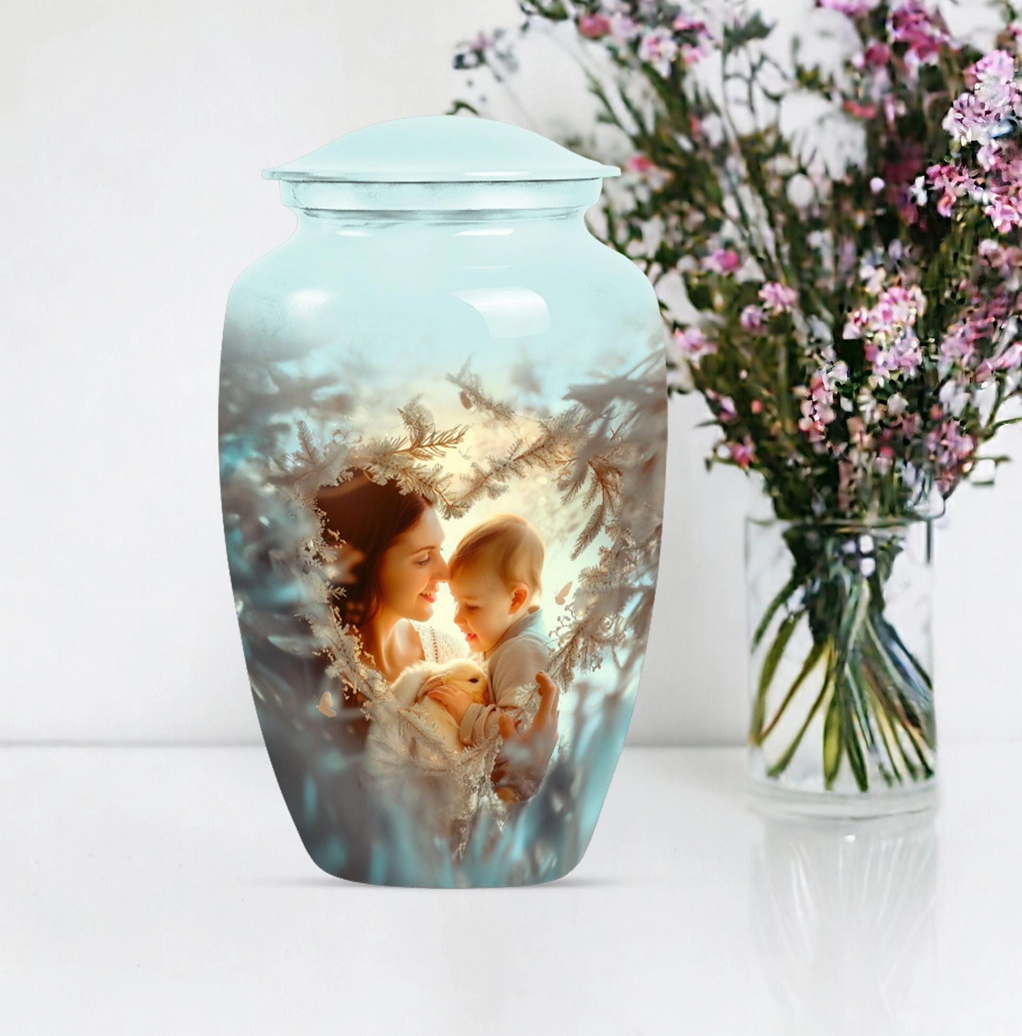 Mother Love Eternity - Cherished Memorial Urn for Cherished Ashes