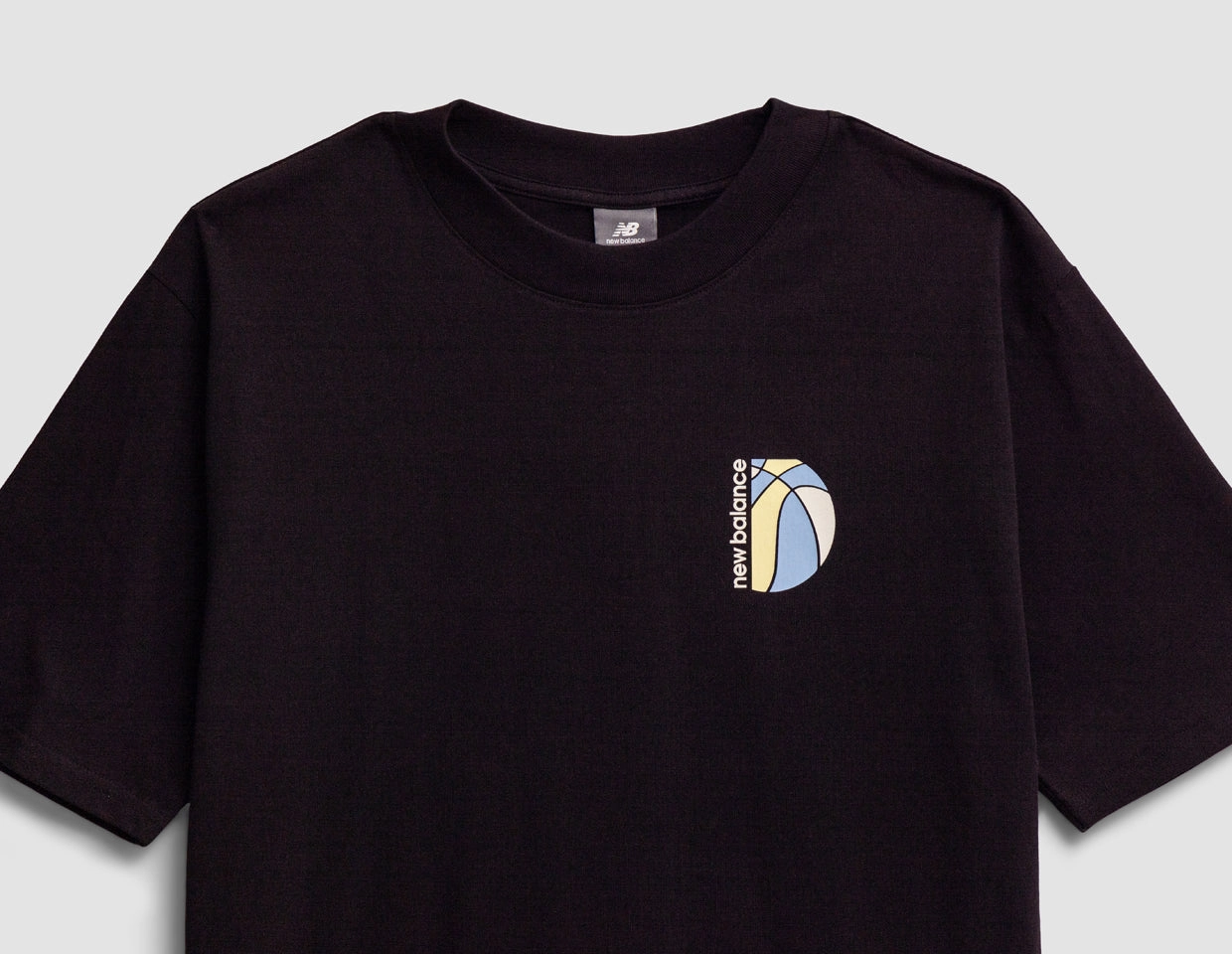 New Balance Hoops Mosaic T-Shirt Black