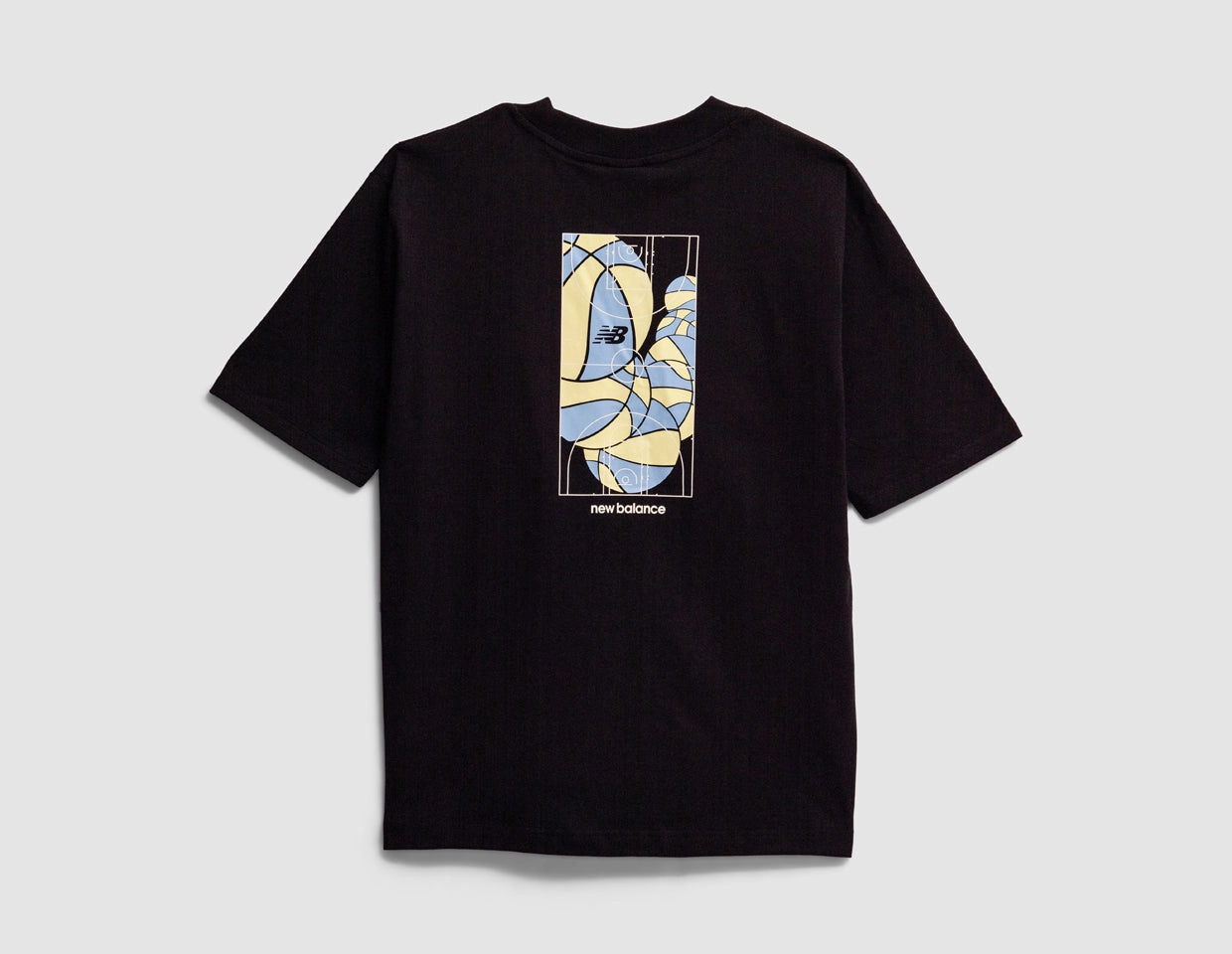 New Balance Hoops Mosaic T-Shirt Black