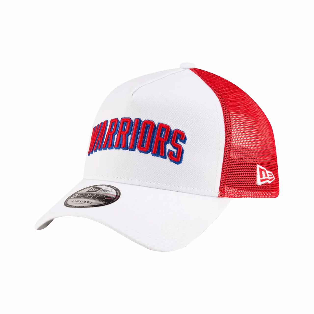 New Era Golden State Warriors NBA Classic Edition 2024 White 9Forty A-Frame Trucker Cap