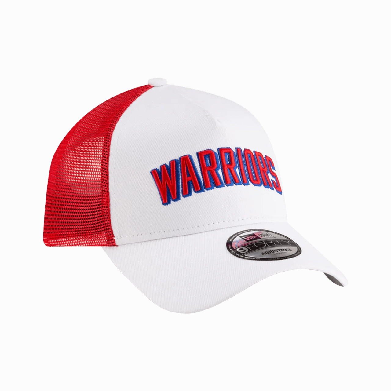 New Era Golden State Warriors NBA Classic Edition 2024 White 9Forty A-Frame Trucker Cap