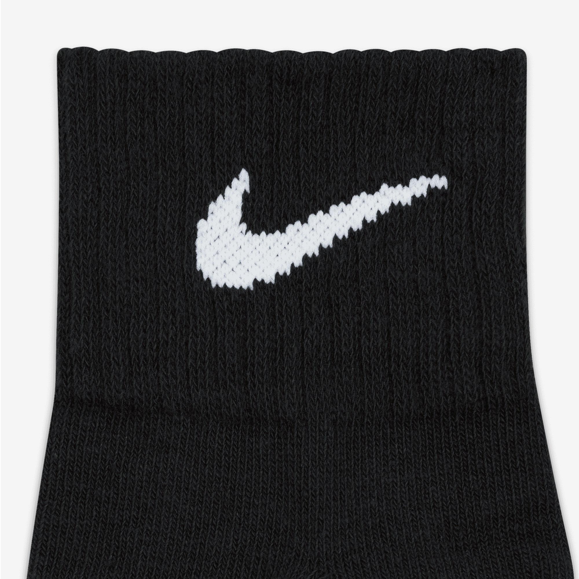 NIKE | PERFORMANCE LIGHTWEIGHT TRAINING ANKLE SOCKS (3 PAIRS) { BLACK/WHITE