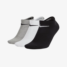 NIKE | PERFORMANCE LIGHTWEIGHT TRAINING NO-SHOW SOCKS (3 PAIRS) { MULTI
