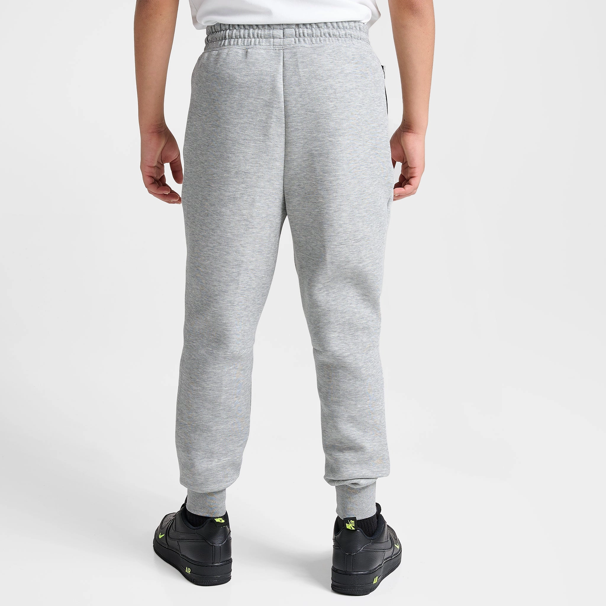 Nike Sportswear Junior Girls' Tech Fleece Joggers Dark Grey Heather / Black - Black