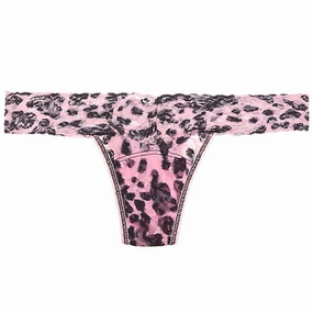 Pretty Leopard Low Rise Thong