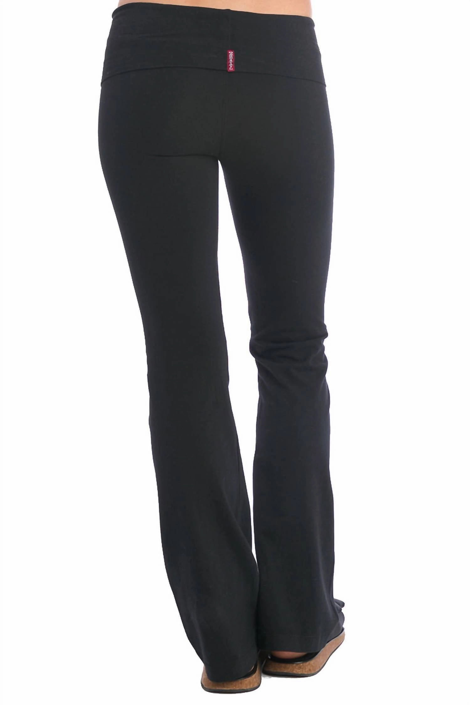 Rolldown Bootleg Flare Pant In Black