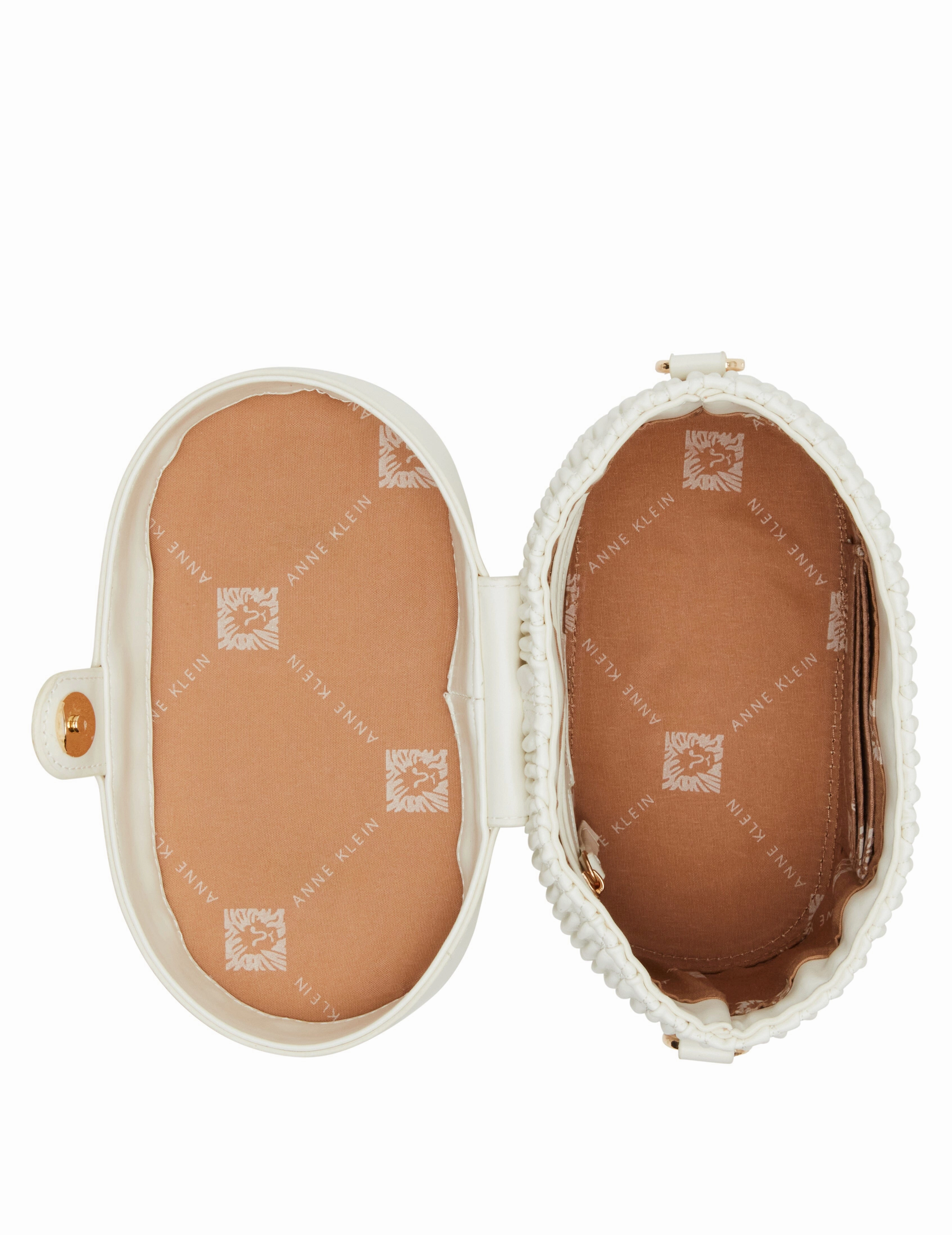 Ruched Top Handle Train Case With Detachable Crossbody Strap
