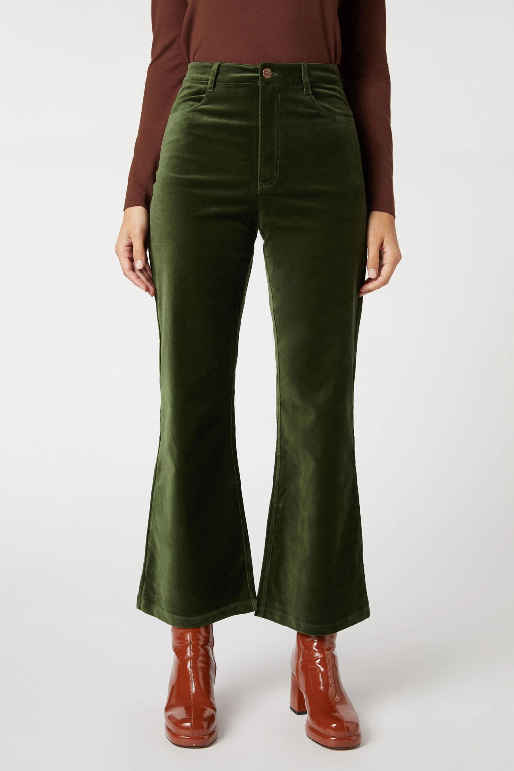 Sadie Velvet Flare Jean