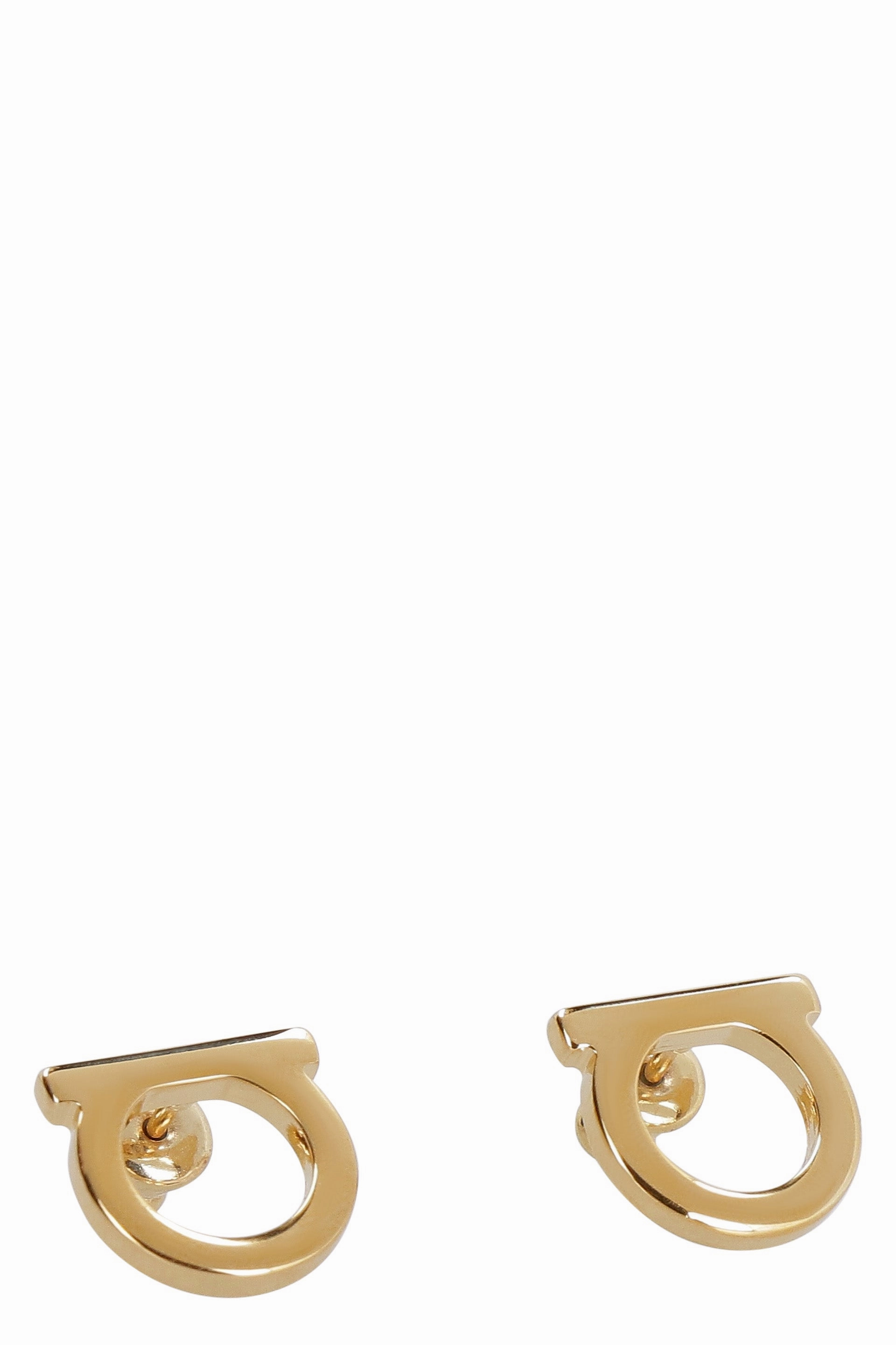 Salvatore Ferragamo Classic Gancini Logo Earrings