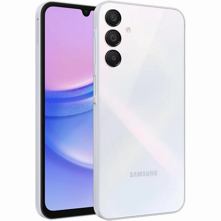 Samsung Galaxy A15 4G LTE (128GB   6GB) Unlocked (T-Mobile Mint Tello & Global) SM-A156M/DSN Dual Sim Warranty Latin America 6.5" 50MP Triple   (15W Wall USB) (Blue Black)