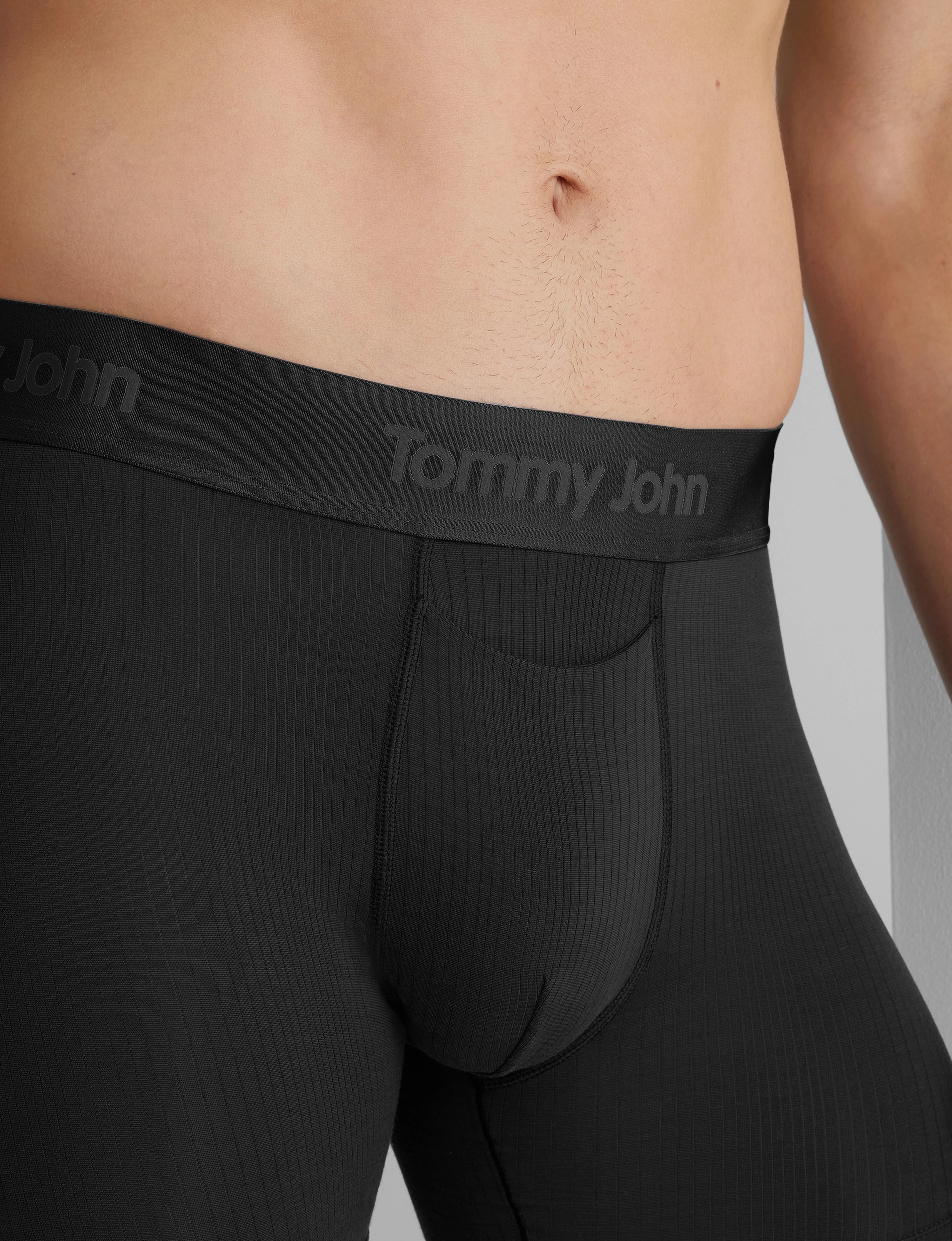 Second Skin Luxe Rib Mid-Length Boxer Brief 6 (6-Pack)