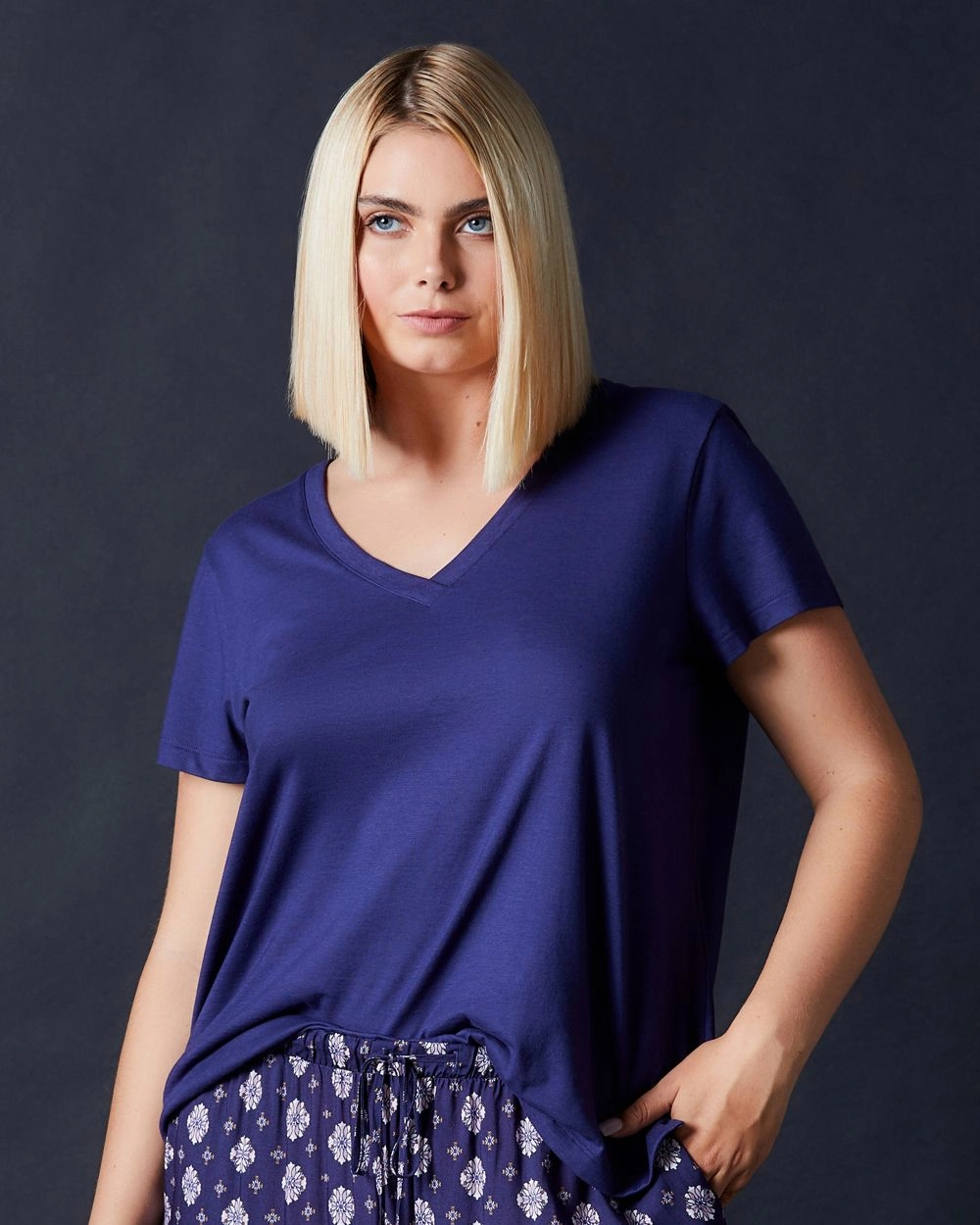 Short Sleeve V-Neck Shirt