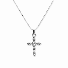 Symbols Of Faith Cross Pendant Necklace 20"