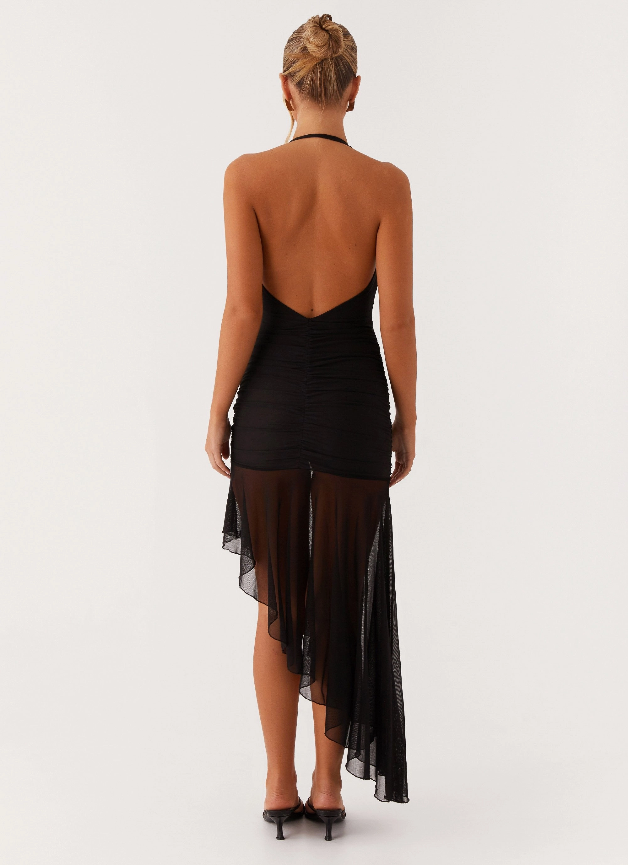 Take Time Midi Dress - Black