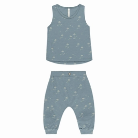 Tank   Slouch Pant Set - Beach