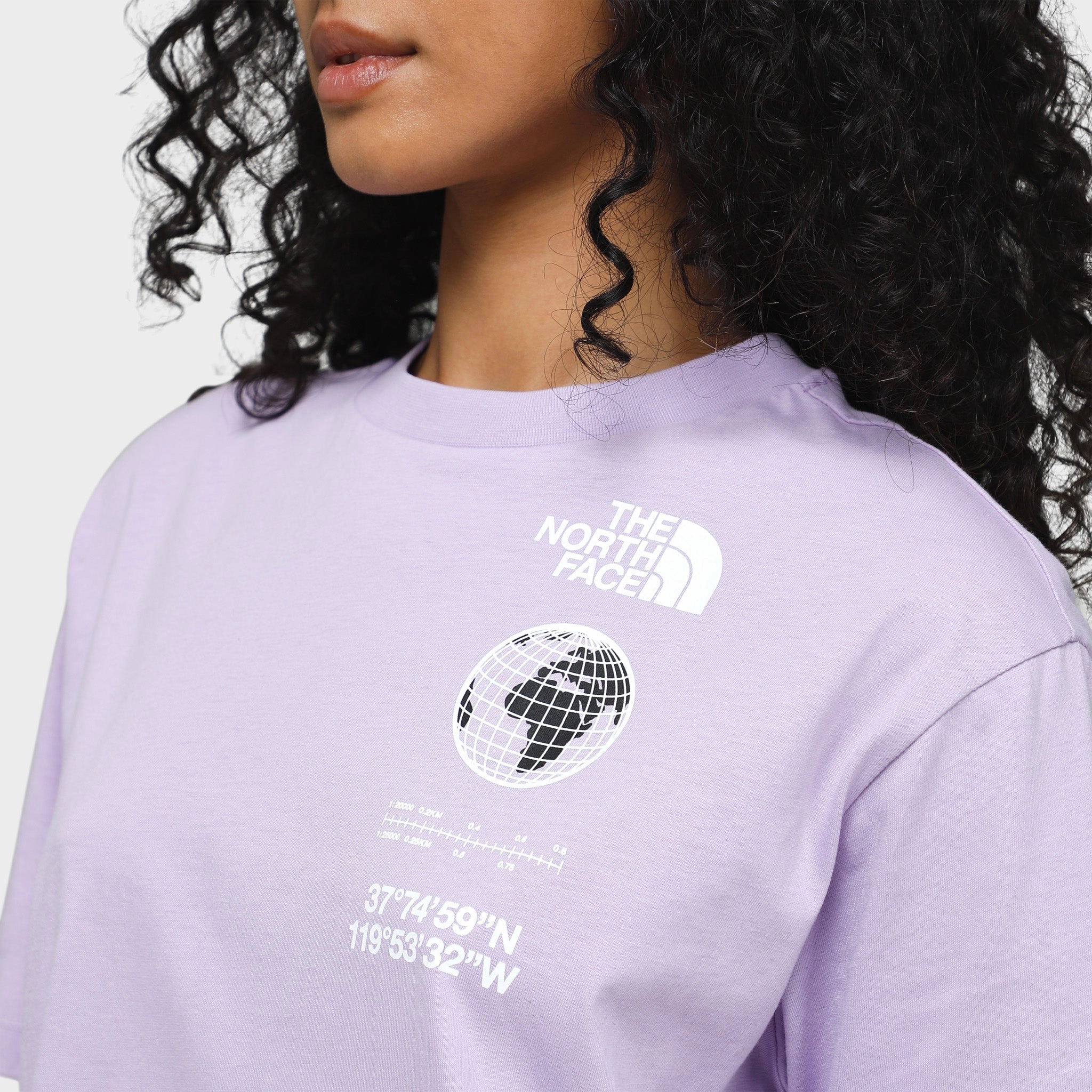 The North Face Women's Oversized Energy Graphic T-shirt / Lite Lilac