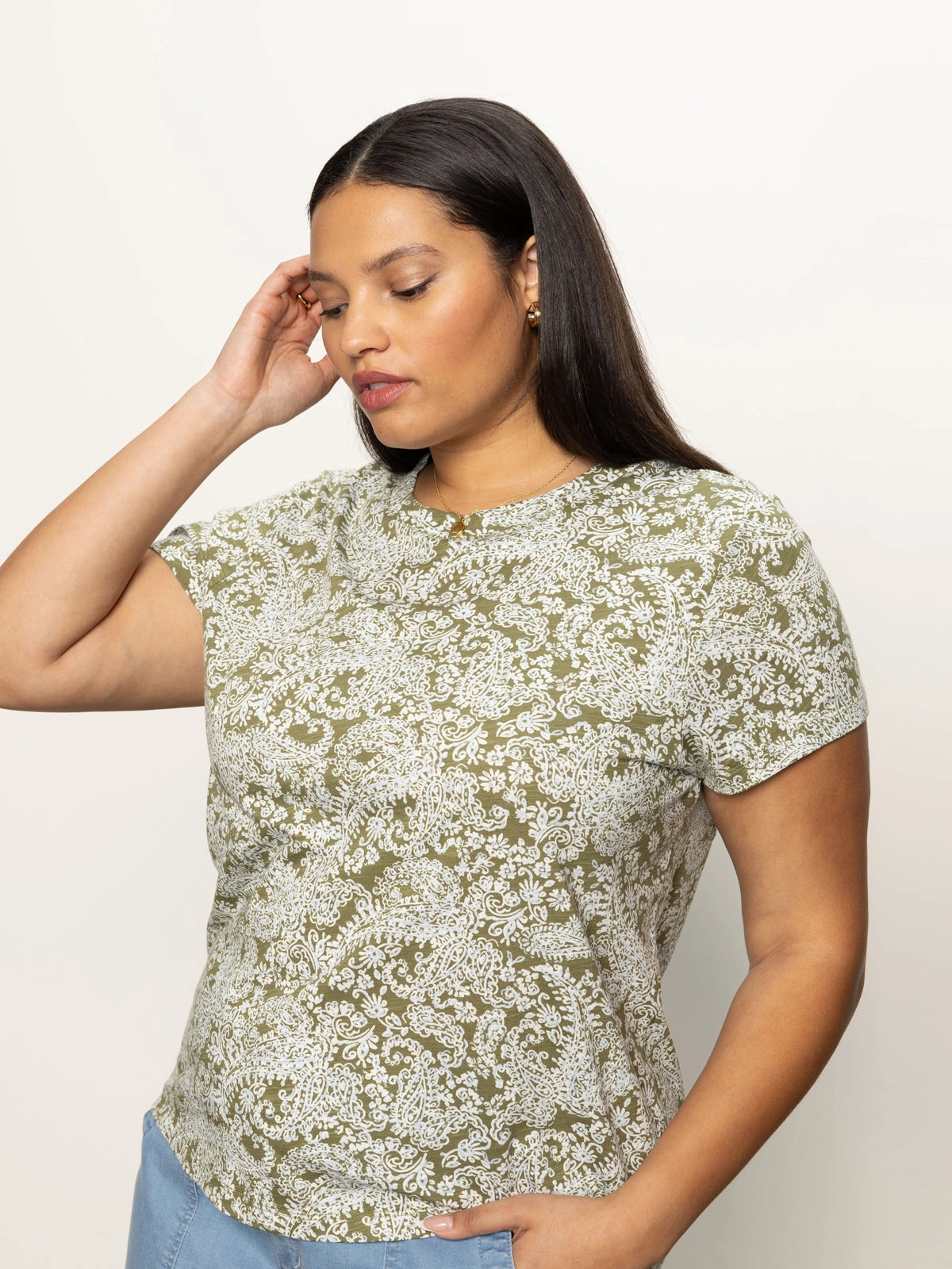 The Perfect Tee Adorned Extended Sizing