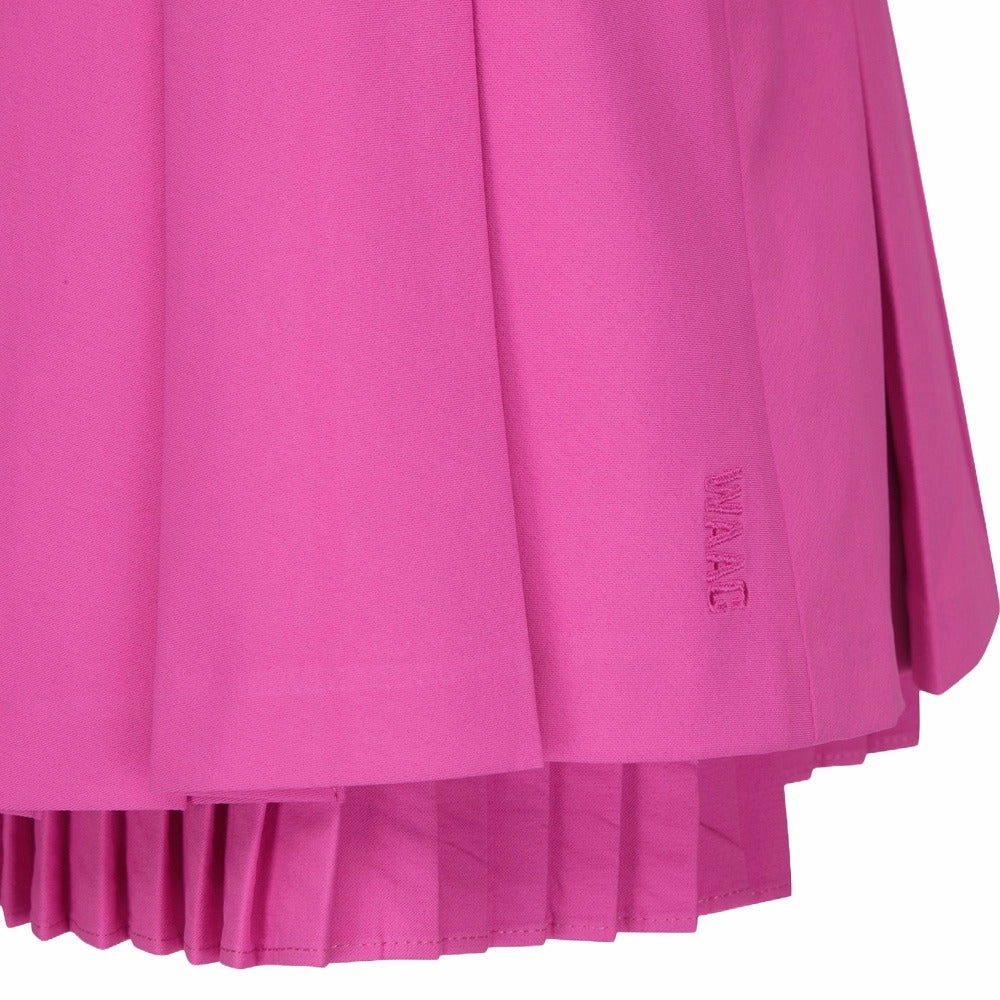 WAAC Layering Pleats Golf Skort Pink - FW24 Women