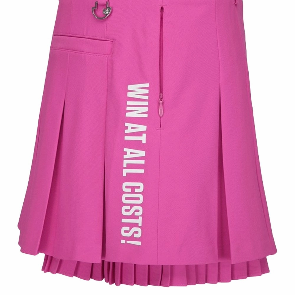 WAAC Layering Pleats Golf Skort Pink - FW24 Women