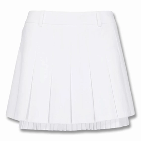 WAAC Layering Pleats Golf Skort White - FW24 Women