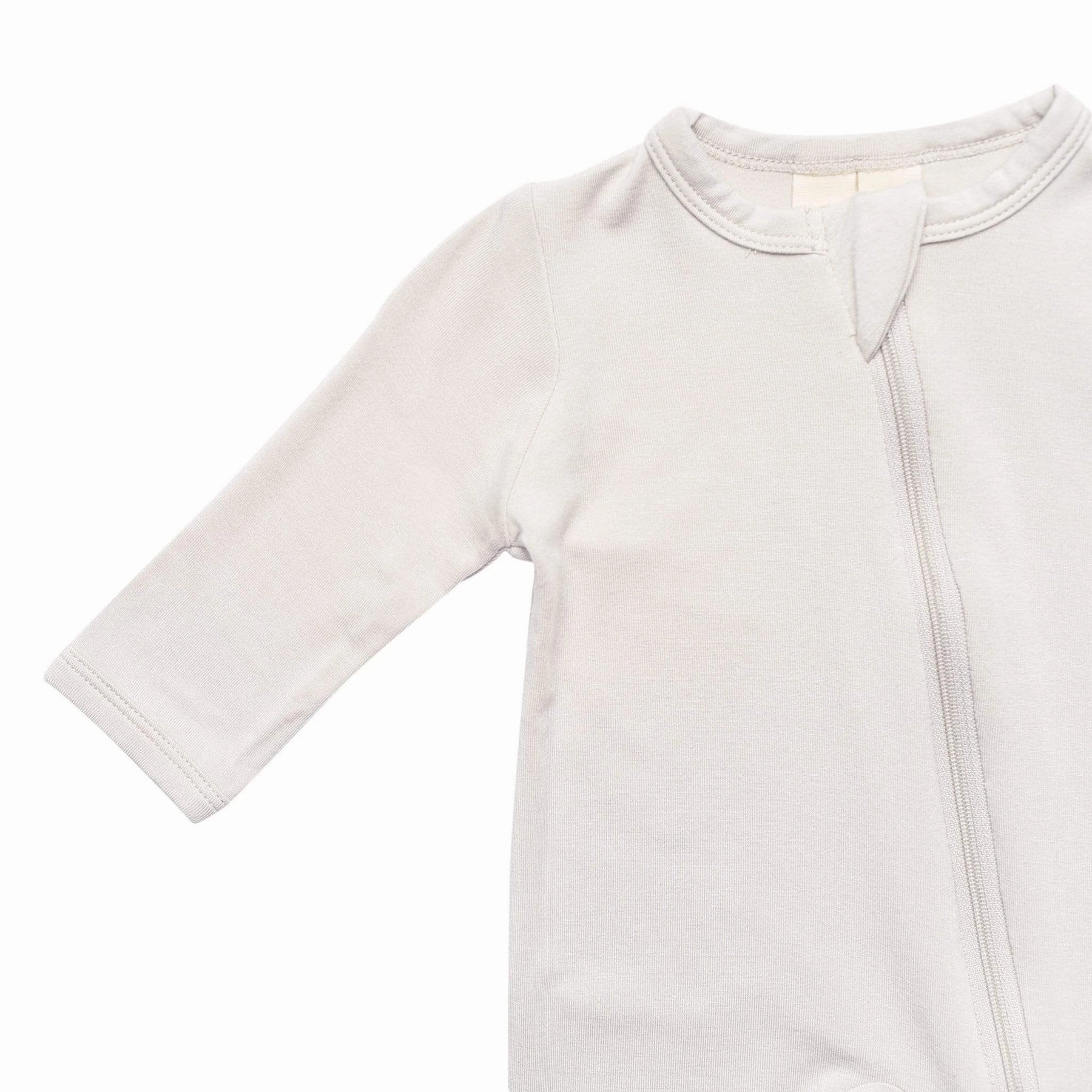 Zippered Footie - Oat